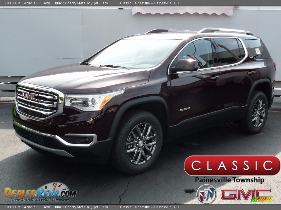 2018 GMC Acadia SLT AWD Black Cherry Metallic / Jet Black Photo #1