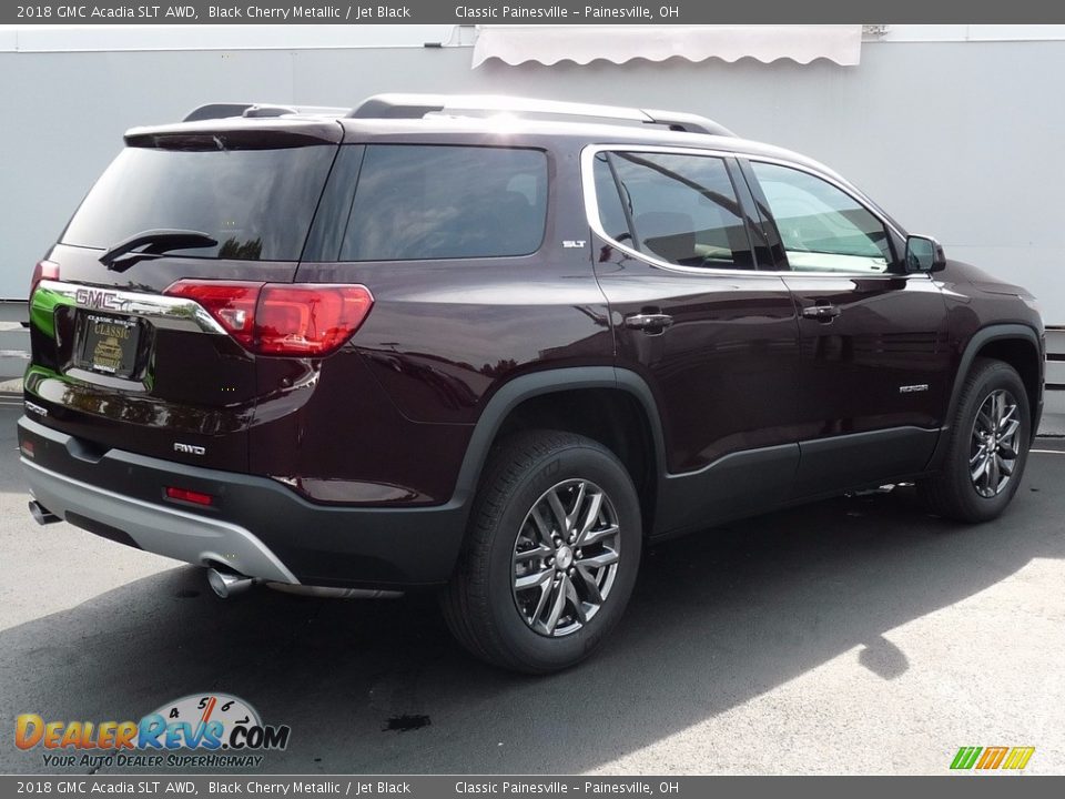 2018 GMC Acadia SLT AWD Black Cherry Metallic / Jet Black Photo #2