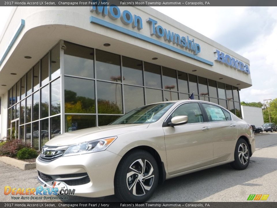 2017 Honda Accord LX Sedan Champagne Frost Pearl / Ivory Photo #1