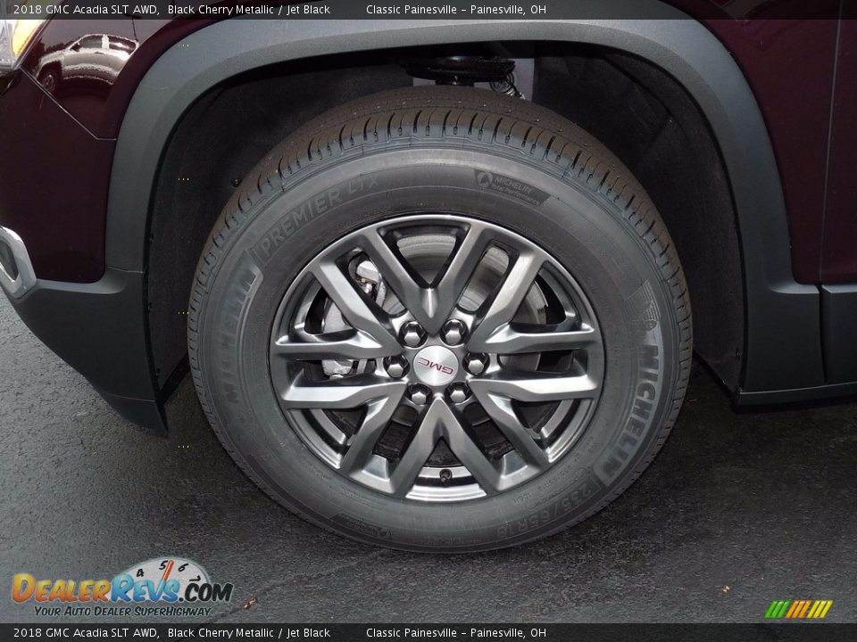 2018 GMC Acadia SLT AWD Black Cherry Metallic / Jet Black Photo #5