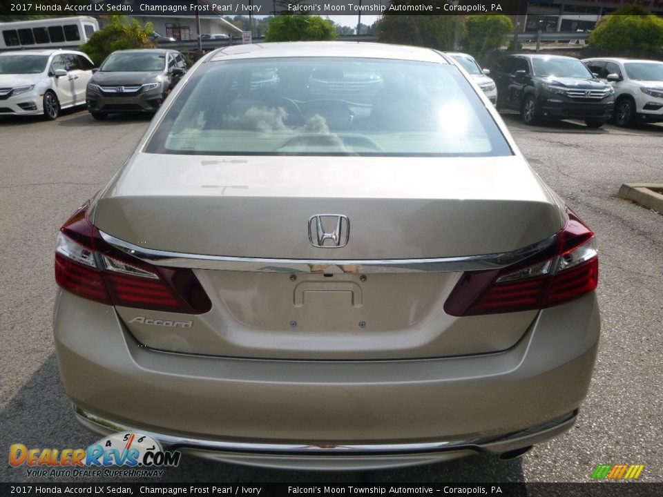 2017 Honda Accord LX Sedan Champagne Frost Pearl / Ivory Photo #3