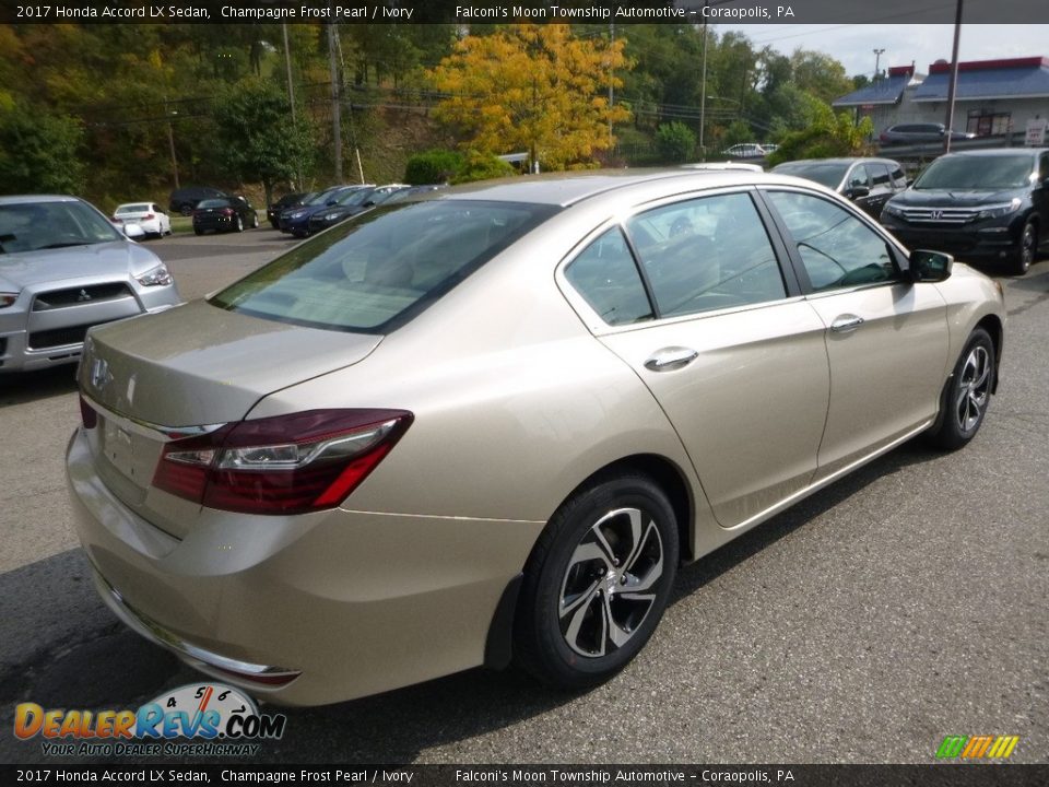 2017 Honda Accord LX Sedan Champagne Frost Pearl / Ivory Photo #4