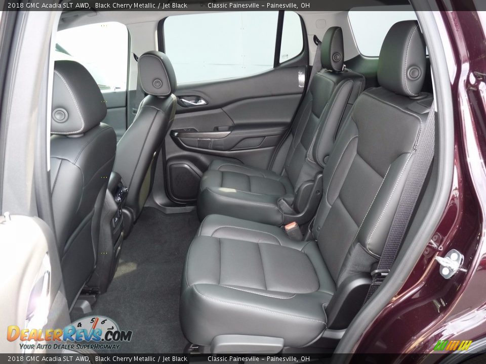 2018 GMC Acadia SLT AWD Black Cherry Metallic / Jet Black Photo #7
