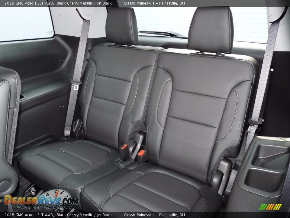 2018 GMC Acadia SLT AWD Black Cherry Metallic / Jet Black Photo #8