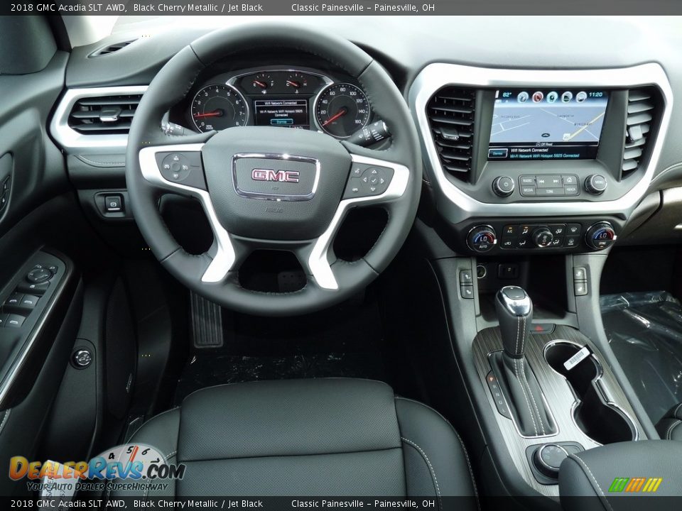 2018 GMC Acadia SLT AWD Black Cherry Metallic / Jet Black Photo #9