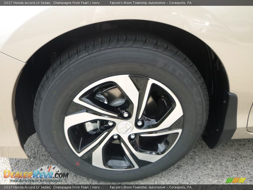 2017 Honda Accord LX Sedan Champagne Frost Pearl / Ivory Photo #7