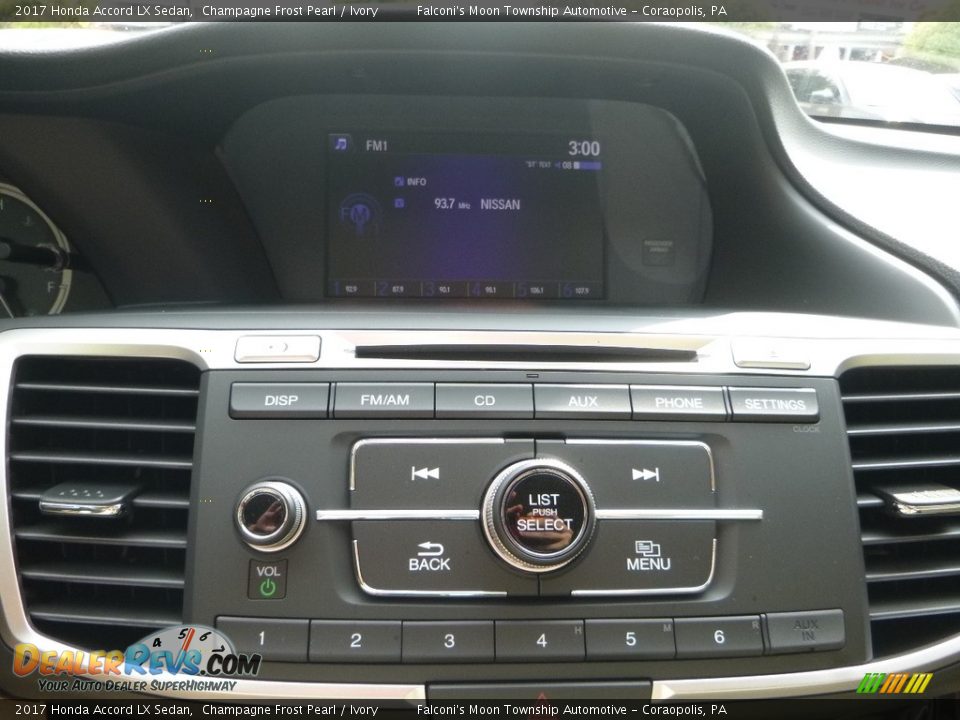 2017 Honda Accord LX Sedan Champagne Frost Pearl / Ivory Photo #14