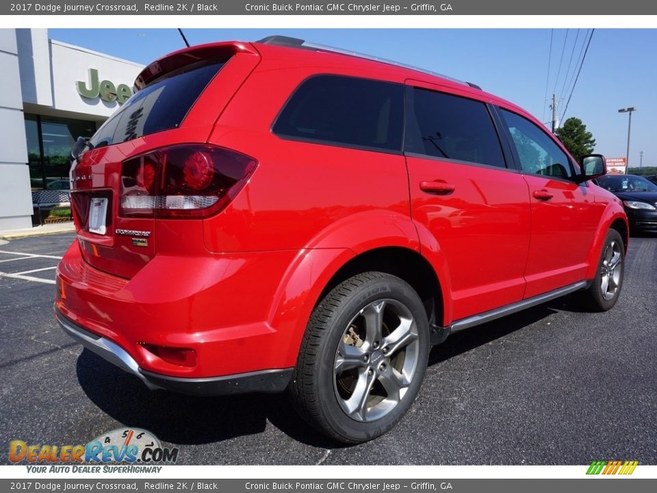 2017 Dodge Journey Crossroad Redline 2K / Black Photo #7