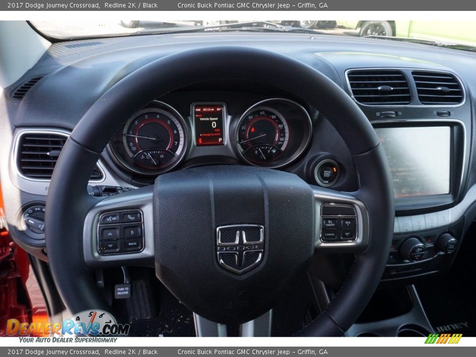 2017 Dodge Journey Crossroad Redline 2K / Black Photo #9