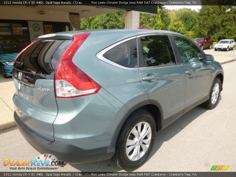 2012 Honda CR-V EX 4WD Opal Sage Metallic / Gray Photo #2