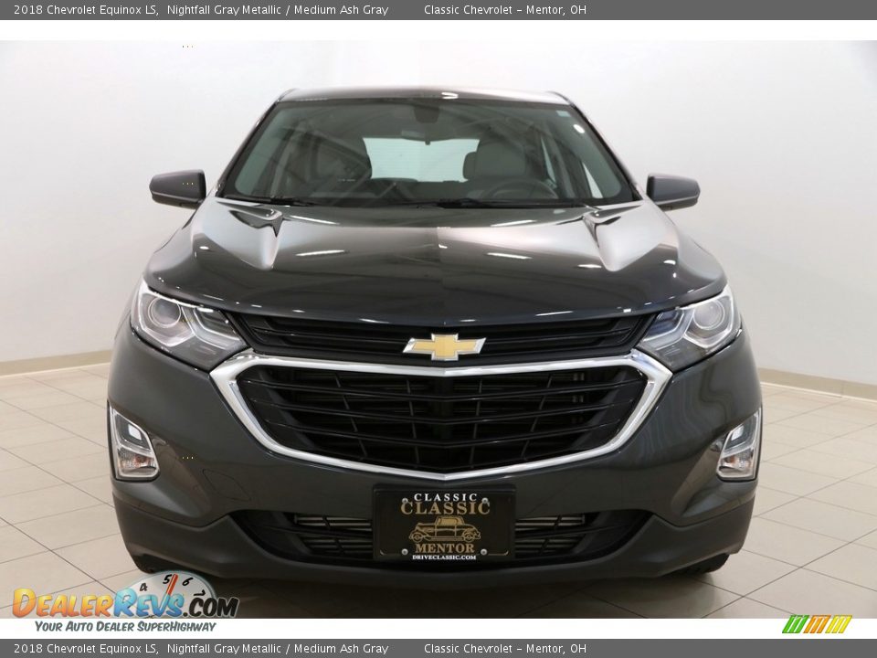 2018 Chevrolet Equinox LS Nightfall Gray Metallic / Medium Ash Gray Photo #2