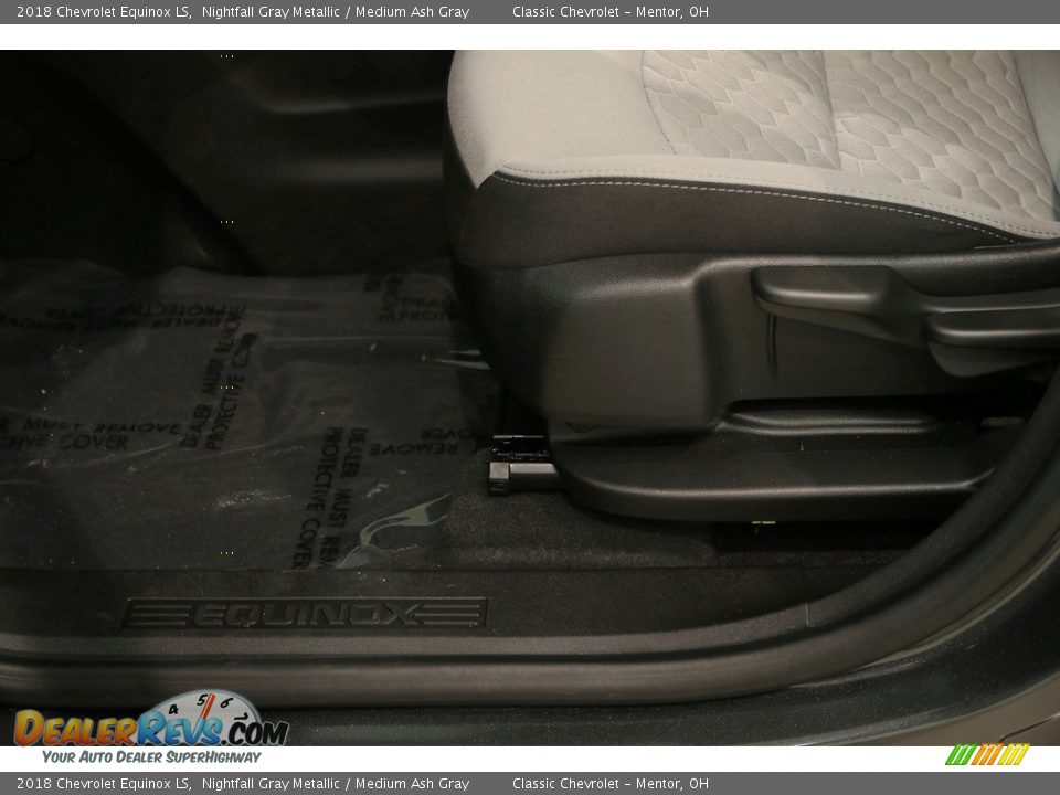 2018 Chevrolet Equinox LS Nightfall Gray Metallic / Medium Ash Gray Photo #8