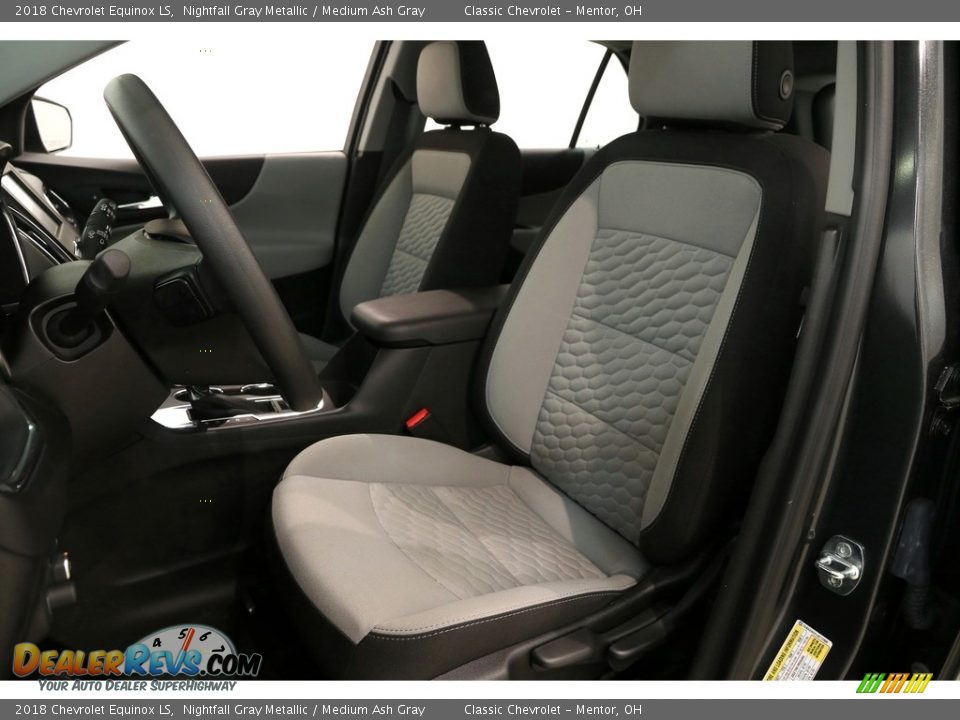2018 Chevrolet Equinox LS Nightfall Gray Metallic / Medium Ash Gray Photo #9