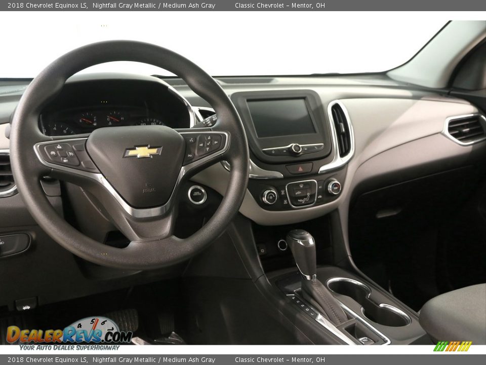2018 Chevrolet Equinox LS Nightfall Gray Metallic / Medium Ash Gray Photo #10