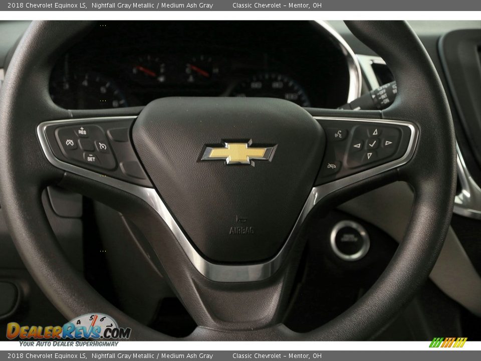 2018 Chevrolet Equinox LS Nightfall Gray Metallic / Medium Ash Gray Photo #11