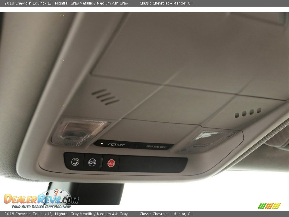 2018 Chevrolet Equinox LS Nightfall Gray Metallic / Medium Ash Gray Photo #12