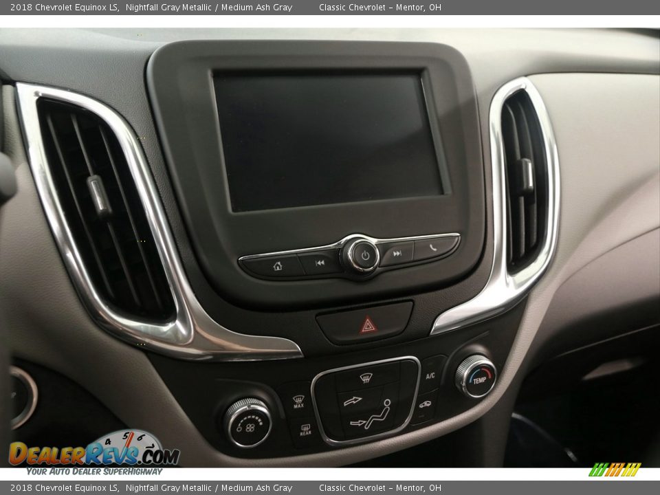 2018 Chevrolet Equinox LS Nightfall Gray Metallic / Medium Ash Gray Photo #13