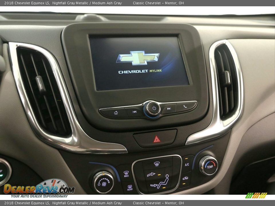 2018 Chevrolet Equinox LS Nightfall Gray Metallic / Medium Ash Gray Photo #14