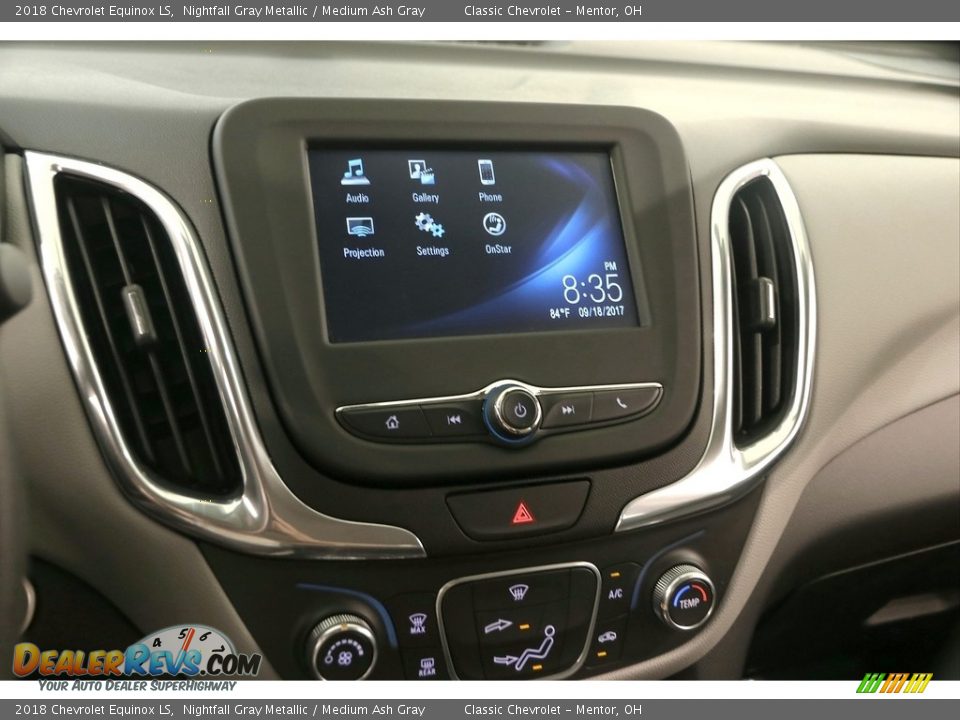 2018 Chevrolet Equinox LS Nightfall Gray Metallic / Medium Ash Gray Photo #15
