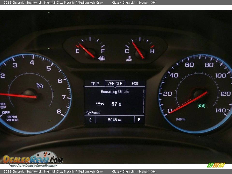 2018 Chevrolet Equinox LS Nightfall Gray Metallic / Medium Ash Gray Photo #16
