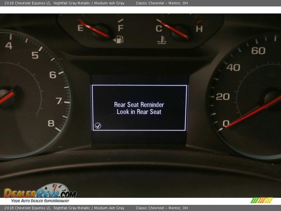 2018 Chevrolet Equinox LS Nightfall Gray Metallic / Medium Ash Gray Photo #17