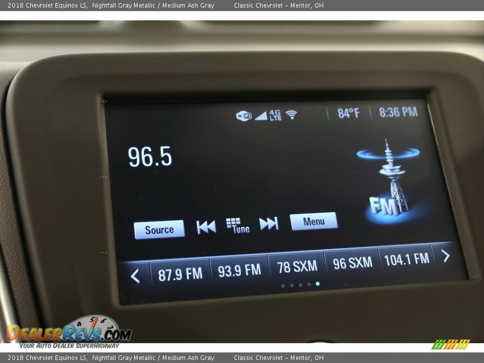 2018 Chevrolet Equinox LS Nightfall Gray Metallic / Medium Ash Gray Photo #19