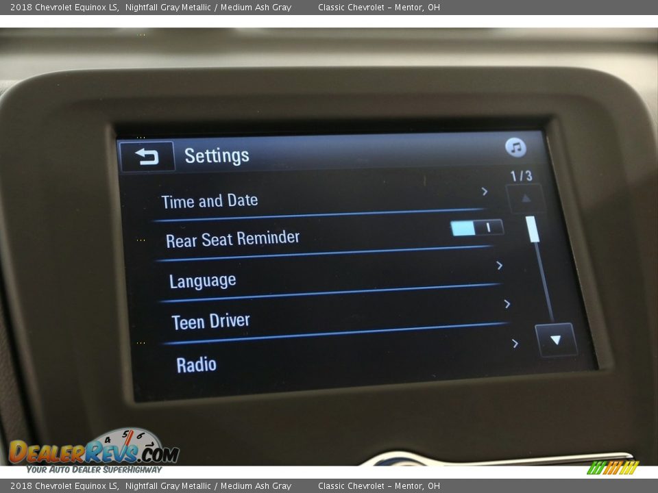 2018 Chevrolet Equinox LS Nightfall Gray Metallic / Medium Ash Gray Photo #21