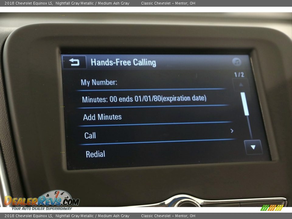 2018 Chevrolet Equinox LS Nightfall Gray Metallic / Medium Ash Gray Photo #23