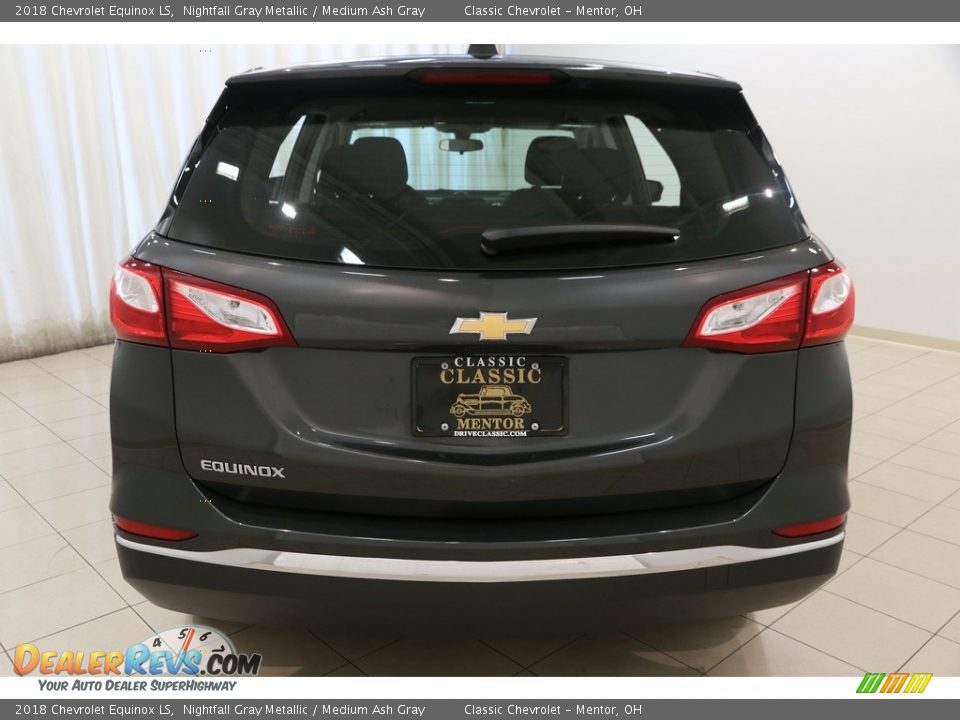 2018 Chevrolet Equinox LS Nightfall Gray Metallic / Medium Ash Gray Photo #33