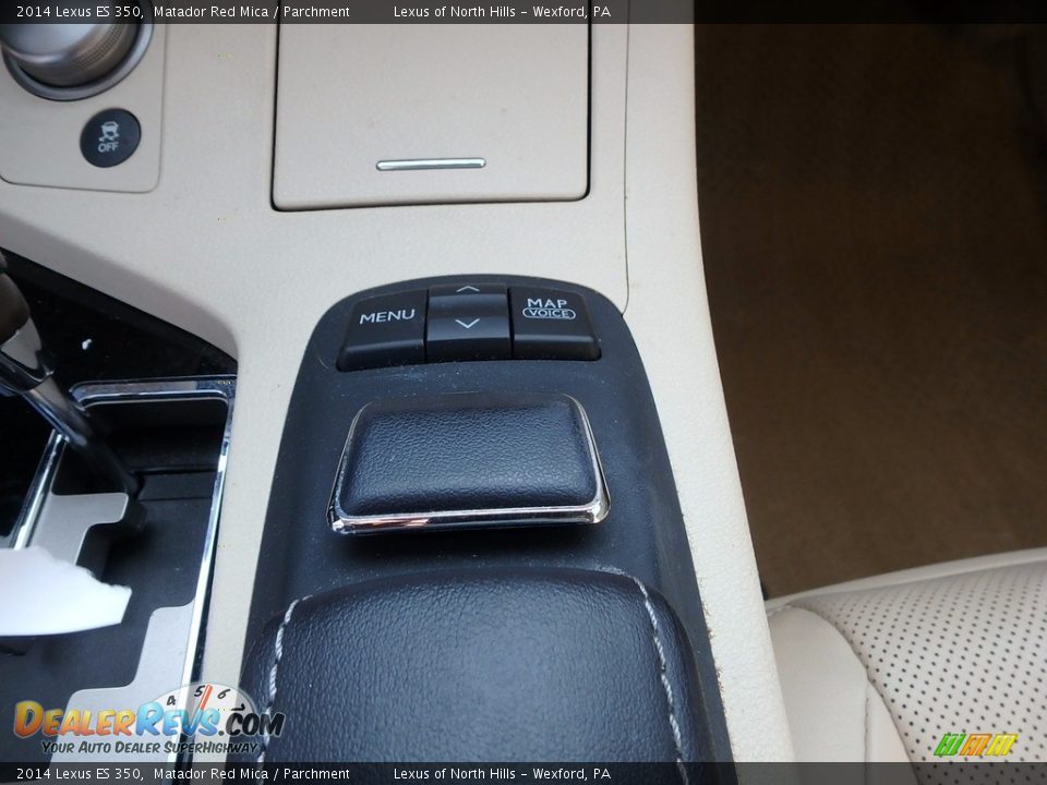 2014 Lexus ES 350 Matador Red Mica / Parchment Photo #16
