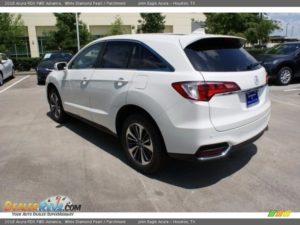 2018 Acura RDX FWD Advance White Diamond Pearl / Parchment Photo #5