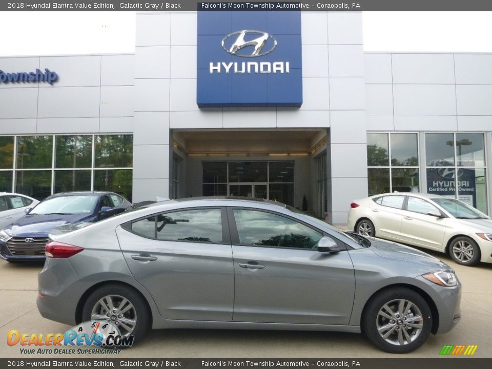 2018 Hyundai Elantra Value Edition Galactic Gray / Black Photo #1