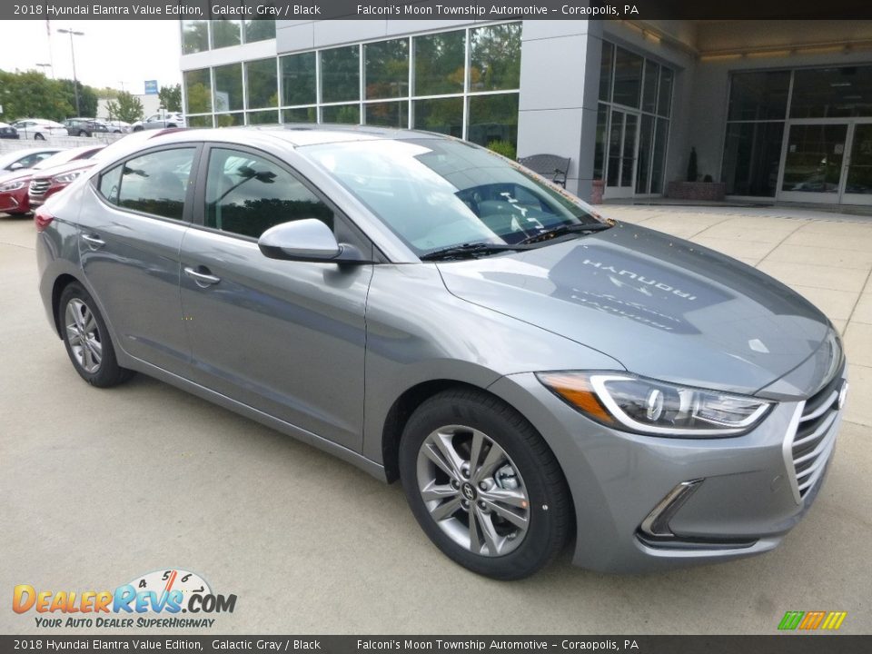 2018 Hyundai Elantra Value Edition Galactic Gray / Black Photo #4