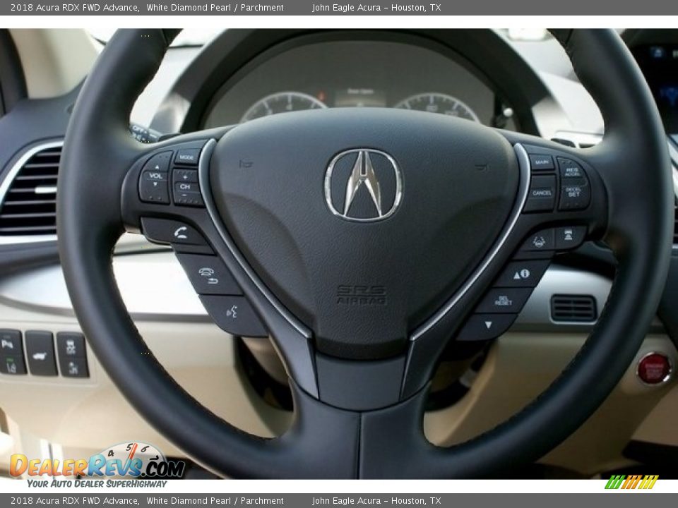 2018 Acura RDX FWD Advance White Diamond Pearl / Parchment Photo #30
