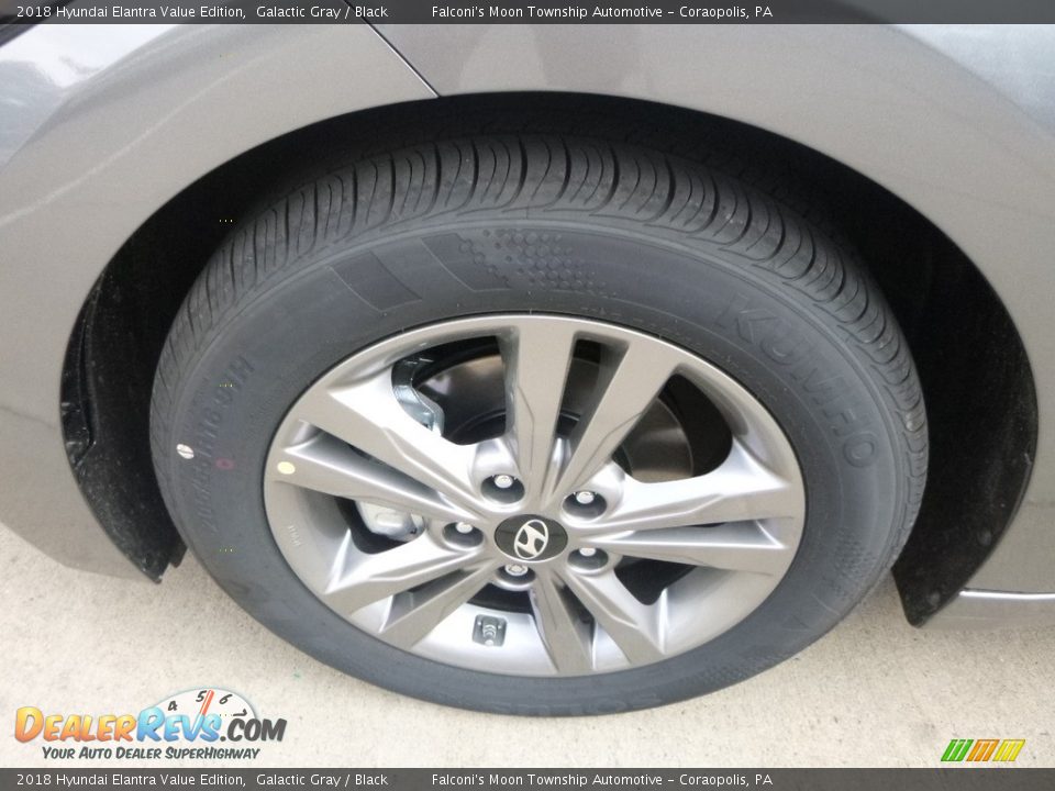 2018 Hyundai Elantra Value Edition Galactic Gray / Black Photo #7