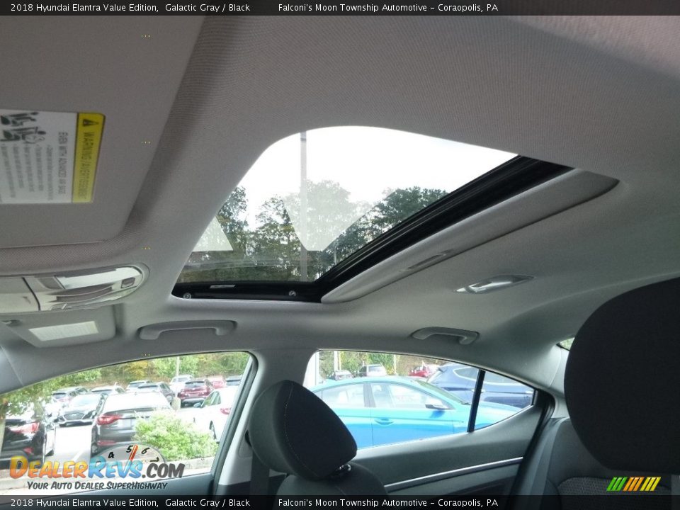 2018 Hyundai Elantra Value Edition Galactic Gray / Black Photo #13