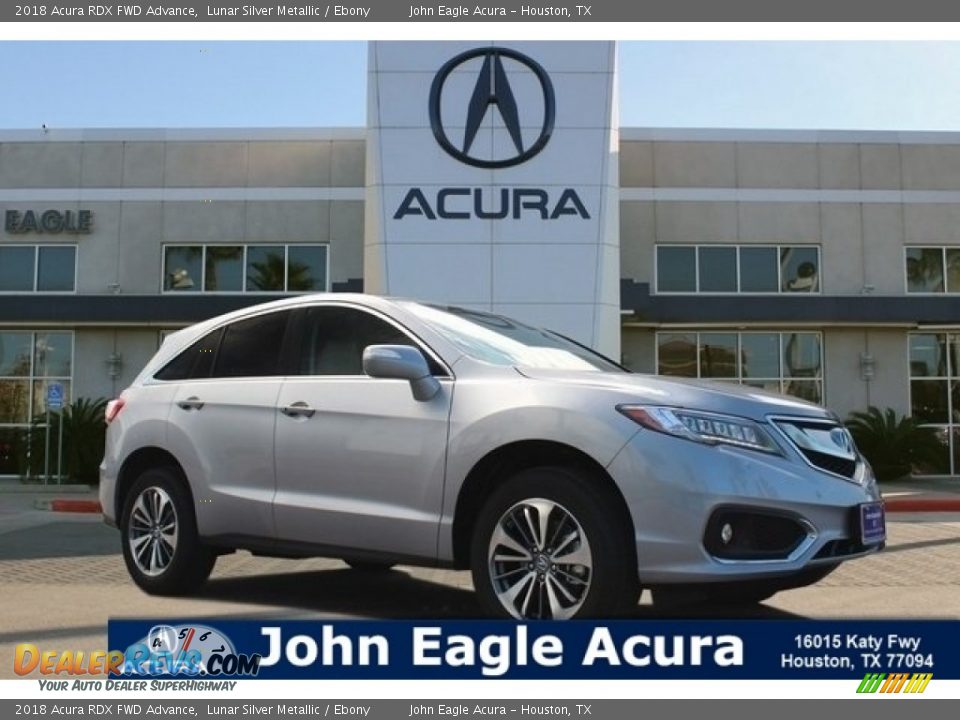 2018 Acura RDX FWD Advance Lunar Silver Metallic / Ebony Photo #1