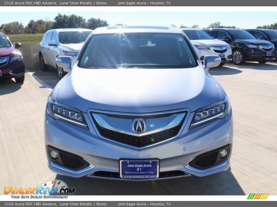 2018 Acura RDX FWD Advance Lunar Silver Metallic / Ebony Photo #2