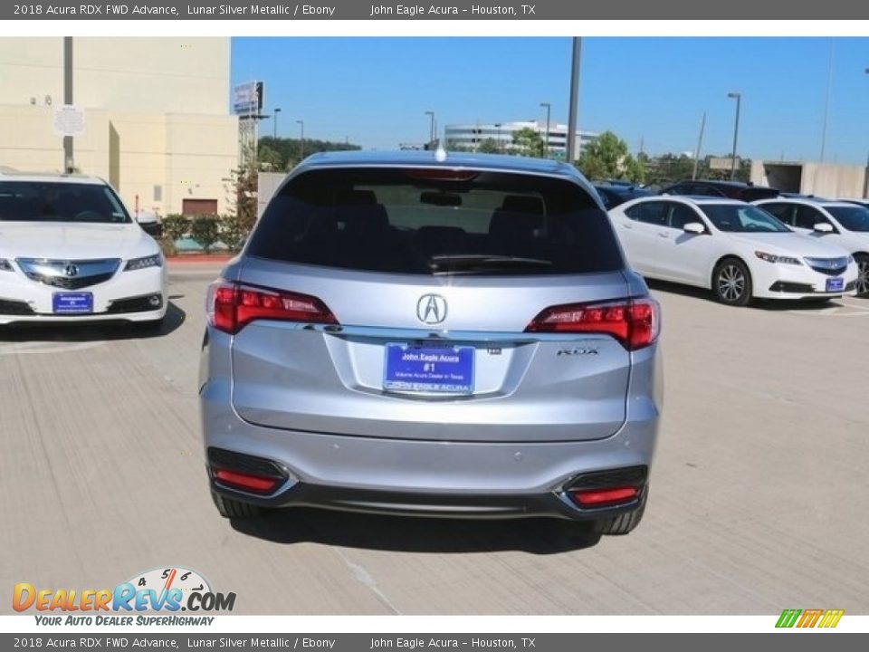 2018 Acura RDX FWD Advance Lunar Silver Metallic / Ebony Photo #6