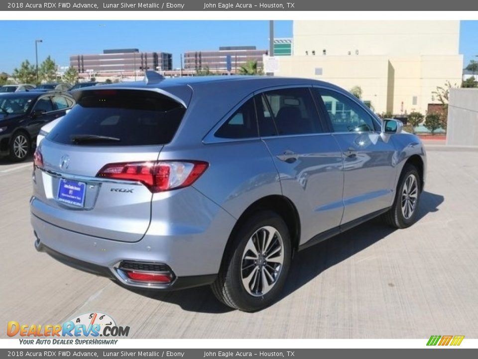 2018 Acura RDX FWD Advance Lunar Silver Metallic / Ebony Photo #7