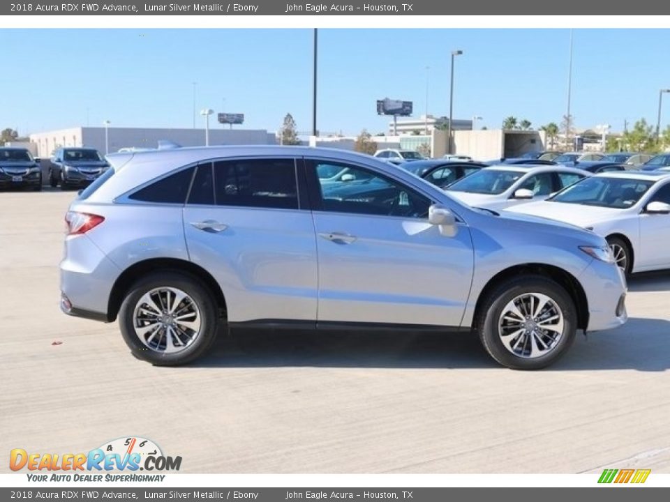 2018 Acura RDX FWD Advance Lunar Silver Metallic / Ebony Photo #8