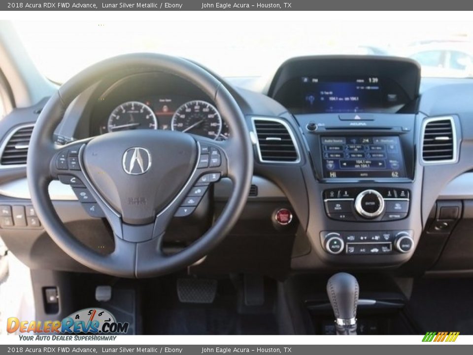 2018 Acura RDX FWD Advance Lunar Silver Metallic / Ebony Photo #9