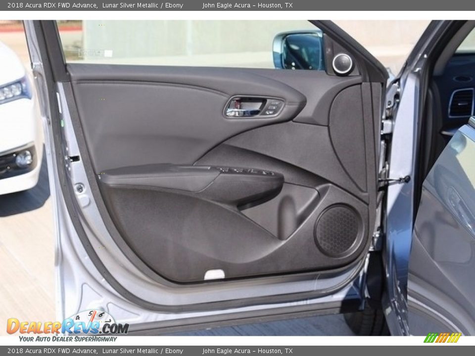 2018 Acura RDX FWD Advance Lunar Silver Metallic / Ebony Photo #14