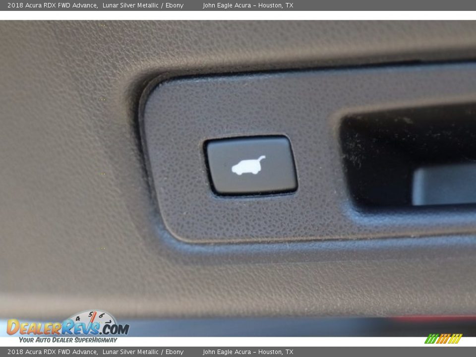 2018 Acura RDX FWD Advance Lunar Silver Metallic / Ebony Photo #19