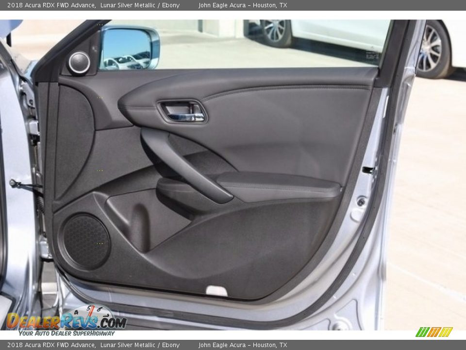 2018 Acura RDX FWD Advance Lunar Silver Metallic / Ebony Photo #22