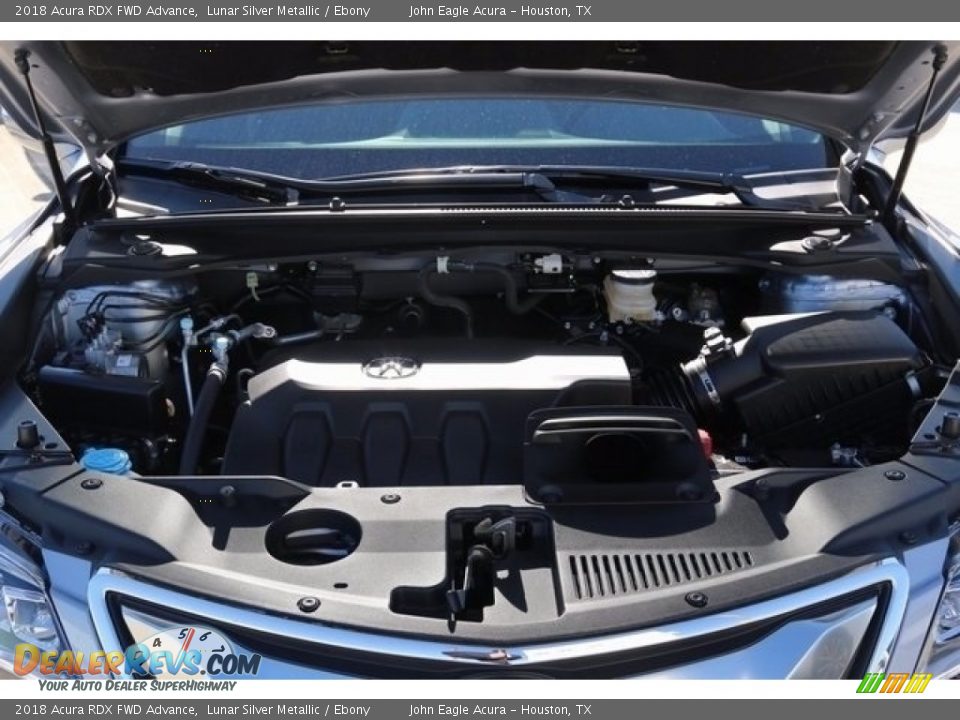 2018 Acura RDX FWD Advance Lunar Silver Metallic / Ebony Photo #24