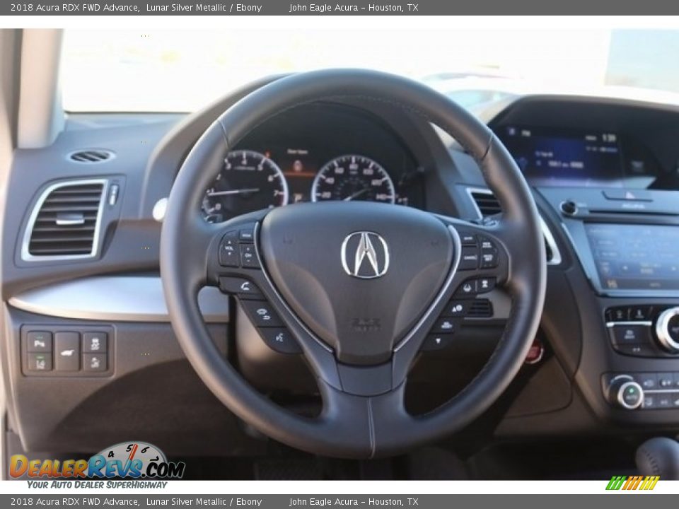2018 Acura RDX FWD Advance Lunar Silver Metallic / Ebony Photo #27