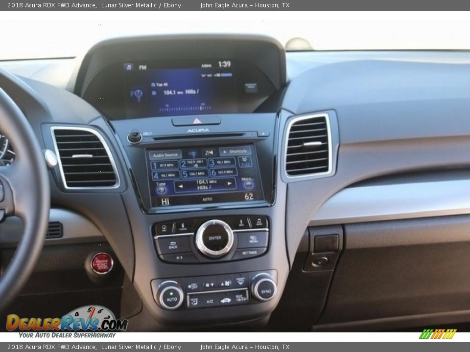 2018 Acura RDX FWD Advance Lunar Silver Metallic / Ebony Photo #28