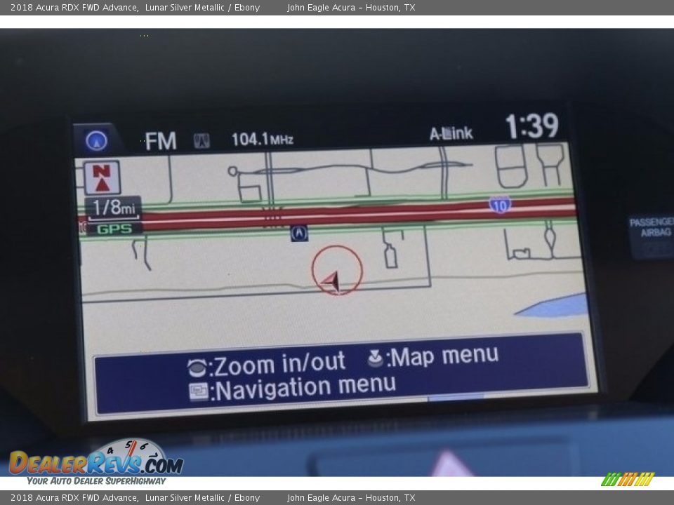 2018 Acura RDX FWD Advance Lunar Silver Metallic / Ebony Photo #29