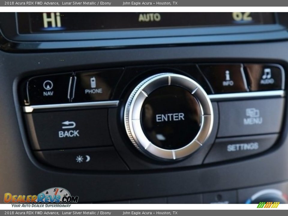 2018 Acura RDX FWD Advance Lunar Silver Metallic / Ebony Photo #31